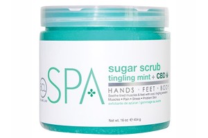 BCL SPA Tingling Mint + CBD Sugar Scrub – Cukura skrubis ar mētru un kaņepi