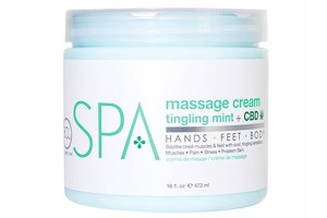 BCL SPA Tingling Mint + CBD Massage Cream – Masāžas krēms ar mētru un kaņepi