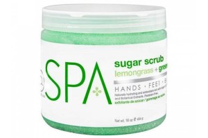 BCL SPA Lemongrass & Green Tea Sugar Scrub – Cukura Skrubis rokām un kājām (Citronzāle + Zaļā tēja)