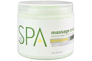 BCL SPA Lemongrass & Green Tea Massage Cream – Masāžas krēms rokām un kājām (Citronzāle + Zaļā tēja)