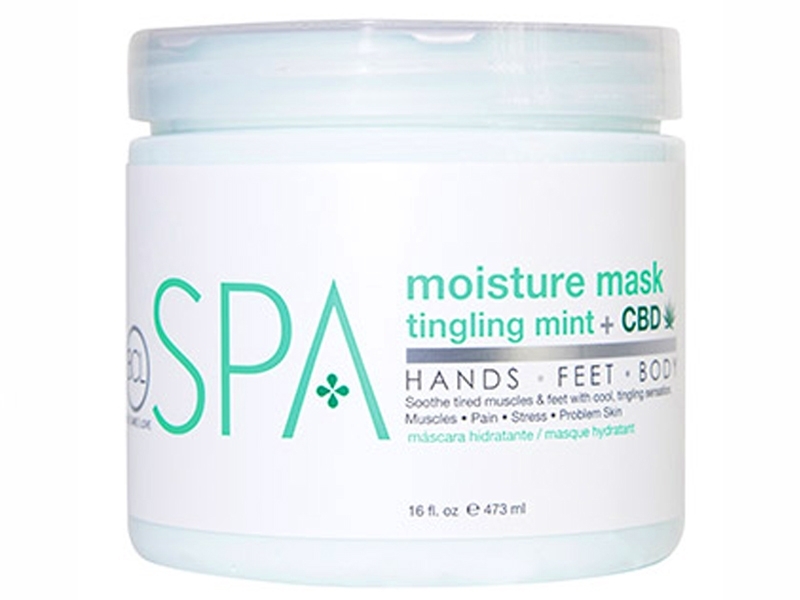 BCL SPA Tingling Mint + CBD Moisture Mask – Mitrinošā maska ar mētru un kaņepi
