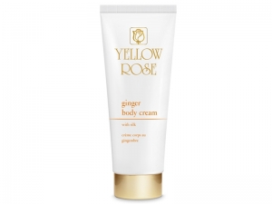 Yellow Rose Ginger Body Cream – Pretcelulīta ķermeņa krēms ar zeltu un zīdu