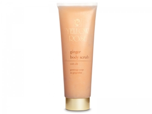 Yellow Rose Ginger Body Scrub – Pretcelulīta ķermeņa skrubis ar zeltu un zīdu