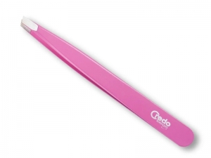 Credo Tweezers Pop Art – Krāsainā pincete slīpā (9 cm)