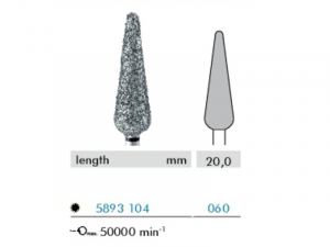 Hadewe Diamond Bur – Алмазная насадка (очень грубая) 20,0мм