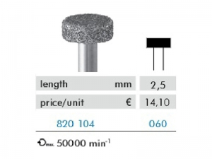 Hadewe Diamond Bur – Dimanta urbis (vidēji rupjš) 2,5mm