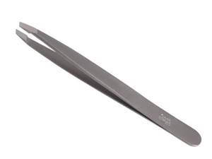 Credo Tweezers Slanted – Profesionālā slīpā pincete (9cm)