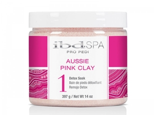 IBD SPA Aussie Pink Clay Detox Soak – Sāls roku un kāju vanniņām ar Rozā mālu