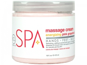 BCL SPA Energizing Pink Grapefruit Massage Cream – Массажный крем для рук и ног (Розовый грейпфрут)