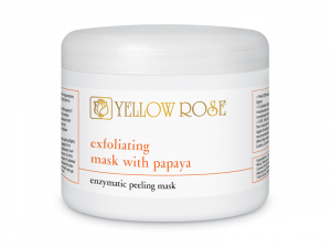 Yellow Rose Exfoliating Mask with Papaya – Enzīm-pīlinga maska ar papaijas ekstraktu