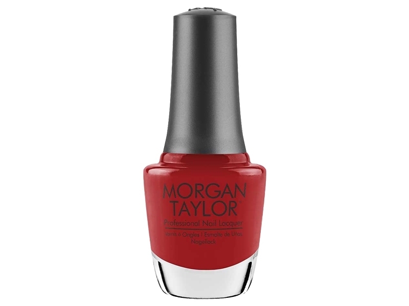 Morgan Taylor Lacquer – Klasiskā nagu laka "Hot Rod Red"