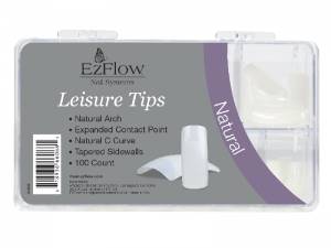 EzFlow Leisure Tips Natural – Tipši ar kontaktzonu (100 gab.)