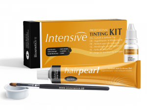 Intensive Tinting Kit Mini – Mini komplekts skropstu un uzacu krāsošanai (dziļi melns)