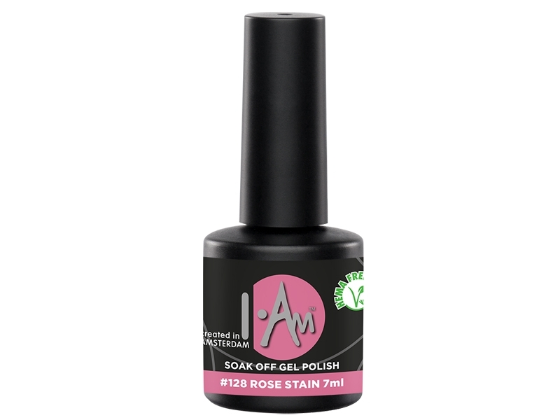I.Am Soak Off Gel Polish – Gēla nagu laka #128 Rose Stain