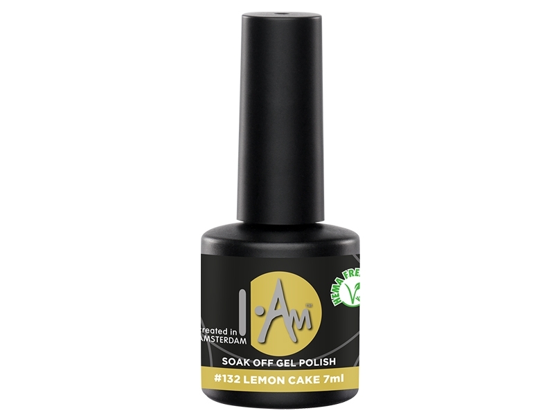 I.Am Soak Off Gel Polish – Gēla nagu laka #132 Lemon Cake