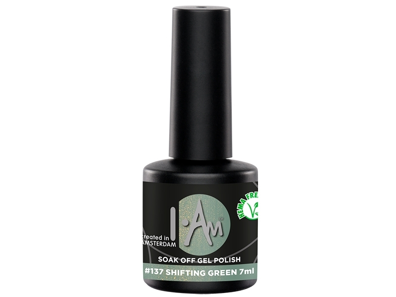 I.Am Soak Off Gel Polish – Gēla nagu laka #137 Shifting Green