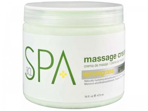 BCL SPA Lemongrass & Green Tea Massage Cream – Массажный крем для рук и ног (Цитронелла + Зеленый чай)
