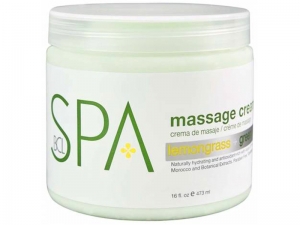 BCL SPA Lemongrass & Green Tea Massage Cream – Masāžas krēms rokām un kājām (Citronzāle + Zaļā tēja)