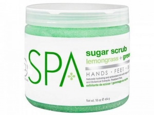 BCL SPA Lemongrass & Green Tea Sugar Scrub – Сахарный скарб  Лимонная трава + Зеленый чай