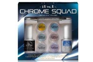 IBD Chrome Effect Powders "Chrome Squad" – Hroma pūderu komplekts