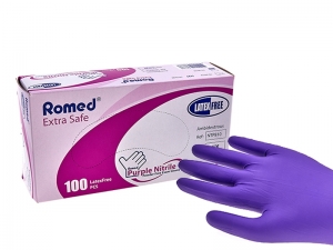 Romed Holland Нитриловые перчатки фиолетовые (без пудры) 100 шт.