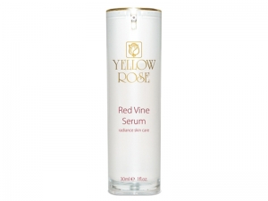 Yellow Rose Red Vine Serum – Izgaismojošs serums ar sarkanvīna ekstraktu kuperozai ādai